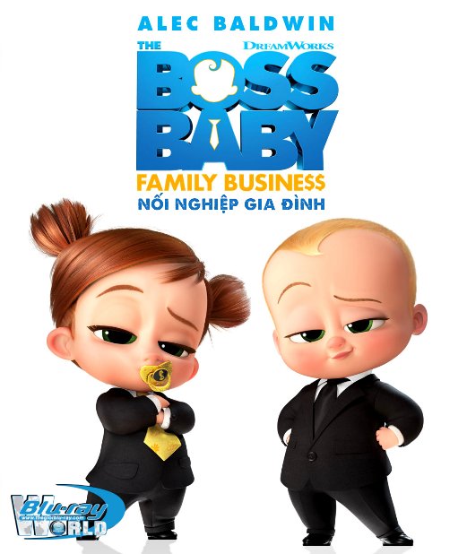 B5077. The Boss Baby 2 : Family Business - Nhóc Trùm 2 : Nối Nghiệp Gia Đình 2D25G (DTS-HD MA 7.1) 